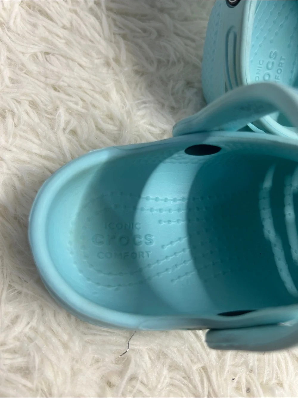 CROCS Kids Clog in Aqua Blue